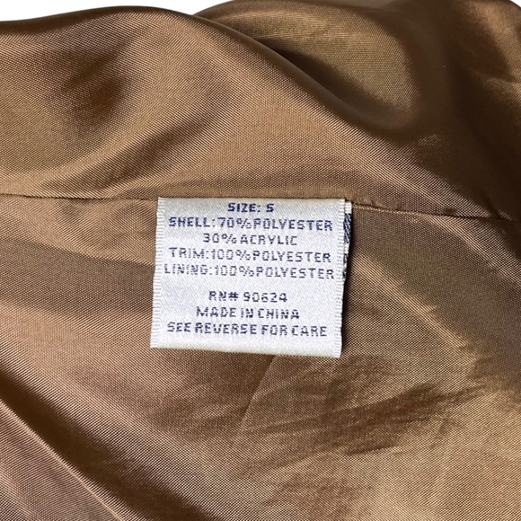 Tasha Polizzi Southwestern Wrap Blanket Coat Size Small Orange Turquoise Aztec - Picture 14 of 16